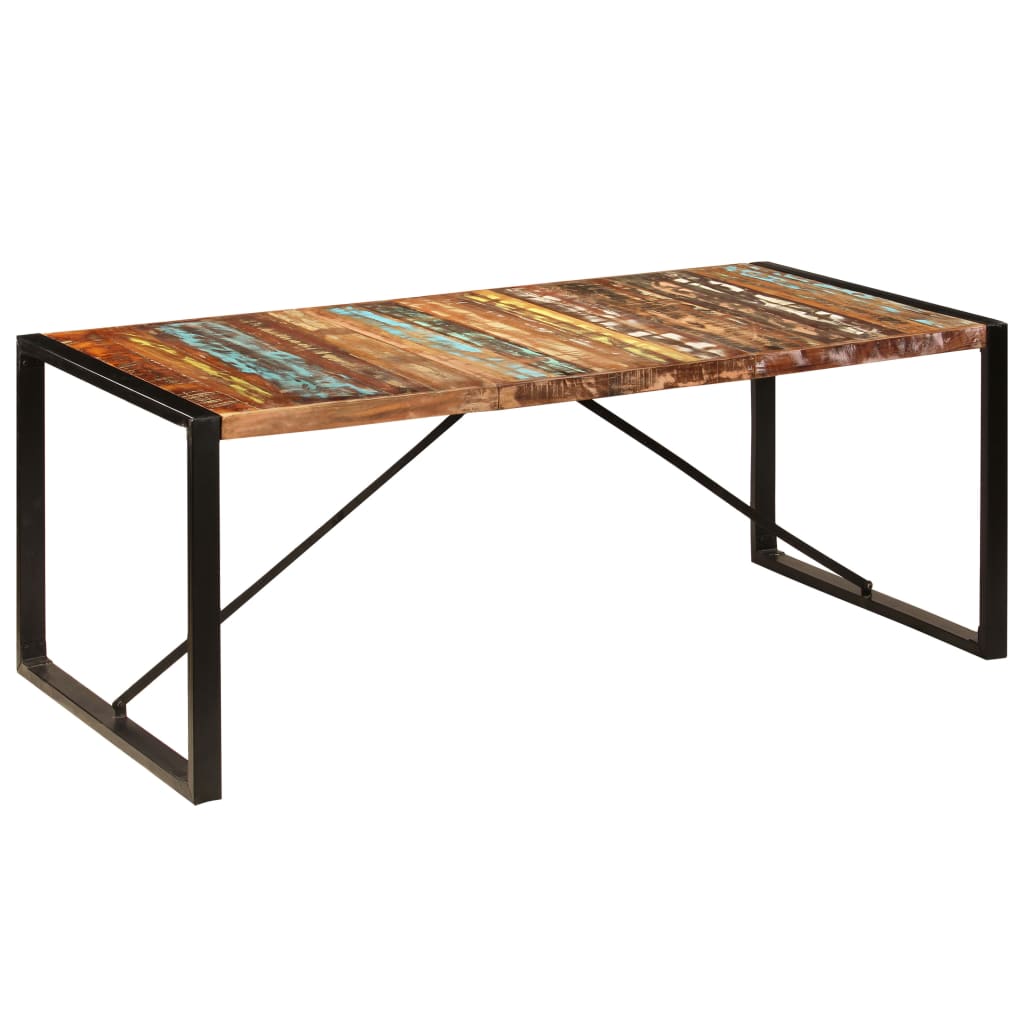 Eettafel 200x100x75 cm massief gerecycled hout is nu te koop bij PeponiXL, paradijselijk wonen!