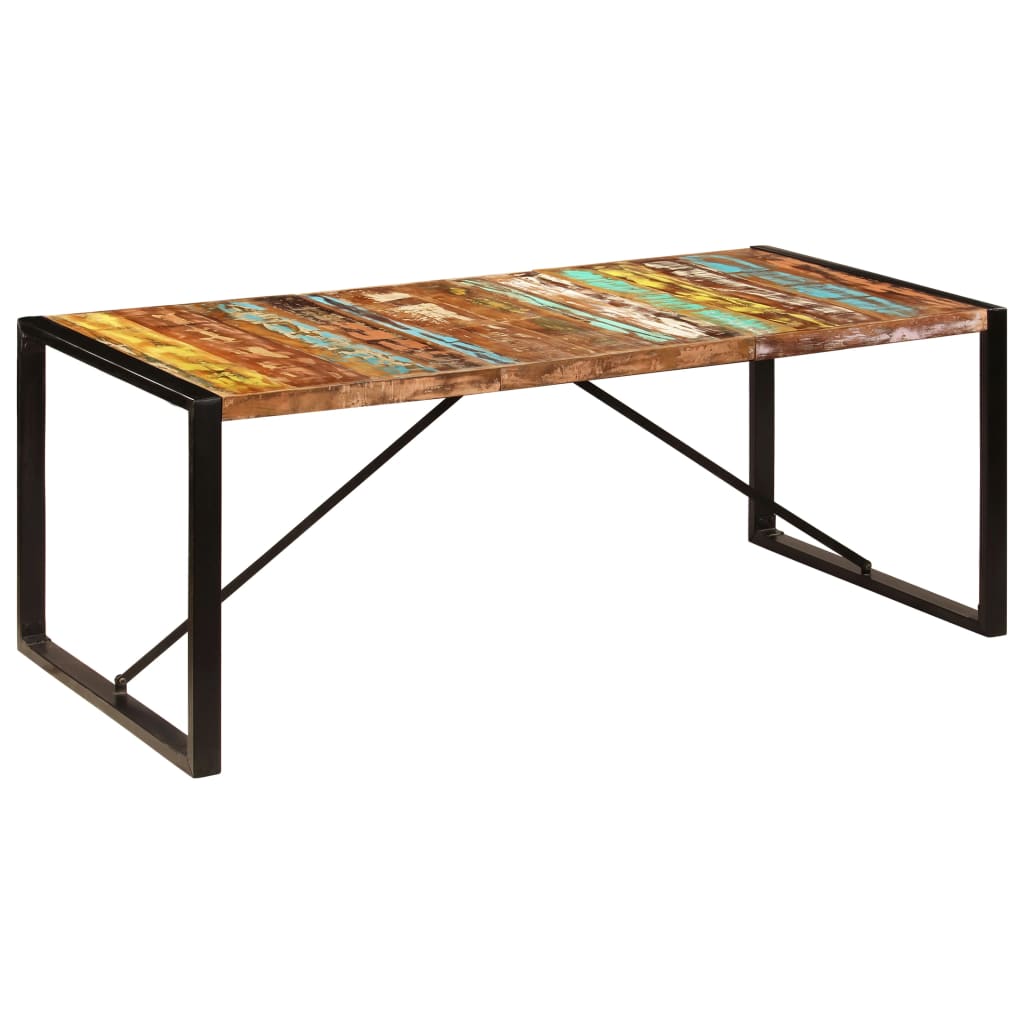 Eettafel 200x100x75 cm massief gerecycled hout is nu te koop bij PeponiXL, paradijselijk wonen!