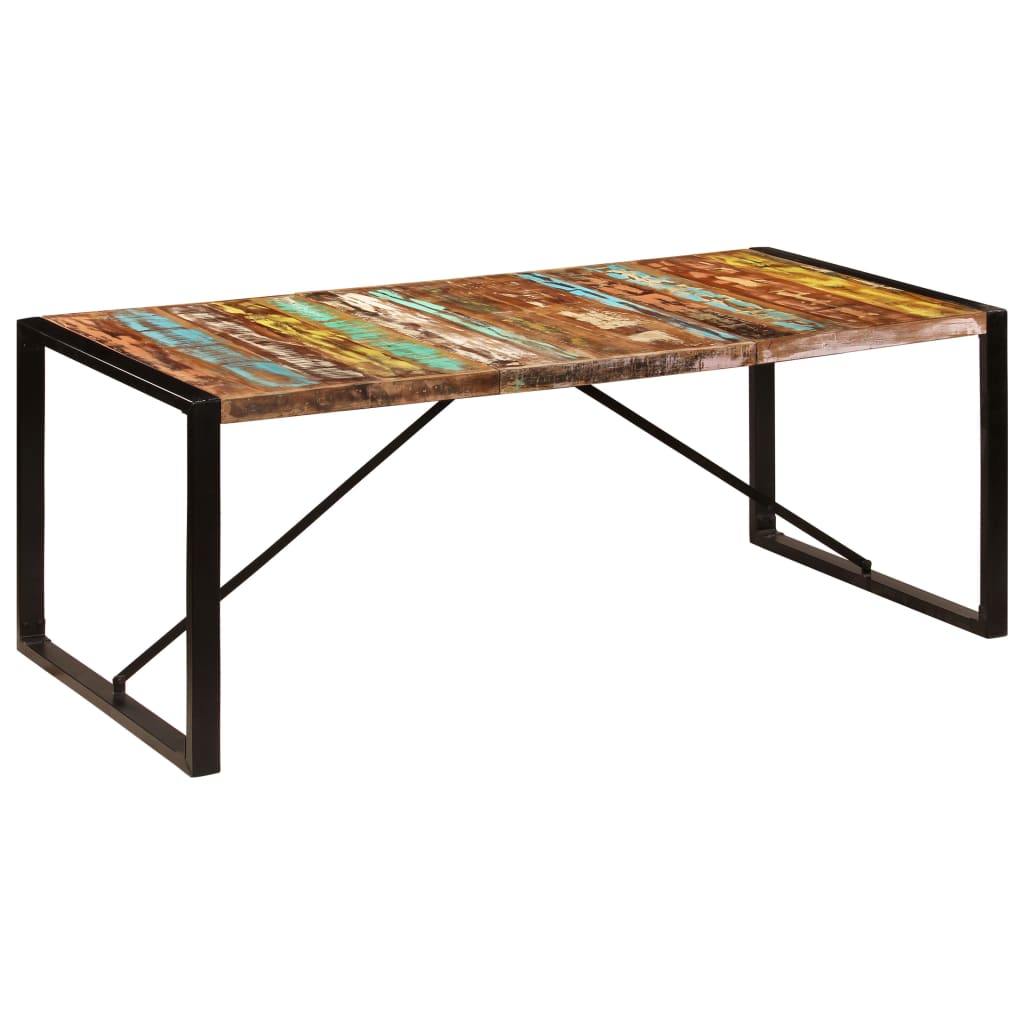 Eettafel 200x100x75 cm massief gerecycled hout is nu te koop bij PeponiXL, paradijselijk wonen!