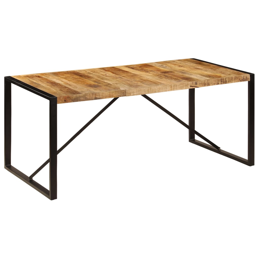 Eettafel 180x90x75 cm massief mangohout is nu te koop bij PeponiXL, paradijselijk wonen!