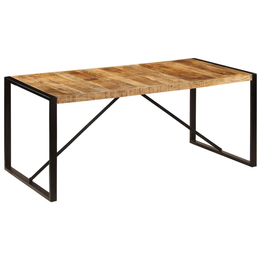Eettafel 180x90x75 cm massief mangohout is nu te koop bij PeponiXL, paradijselijk wonen!