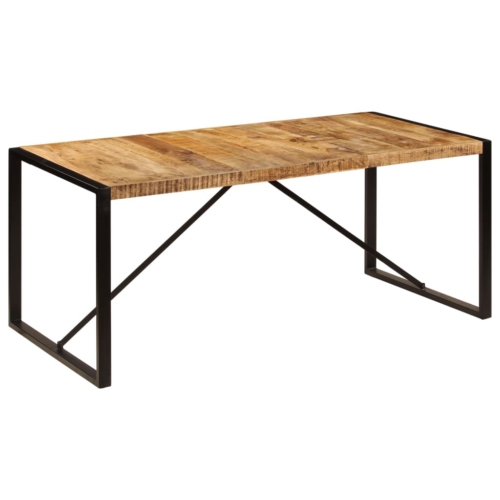 Eettafel 180x90x75 cm massief mangohout is nu te koop bij PeponiXL, paradijselijk wonen!