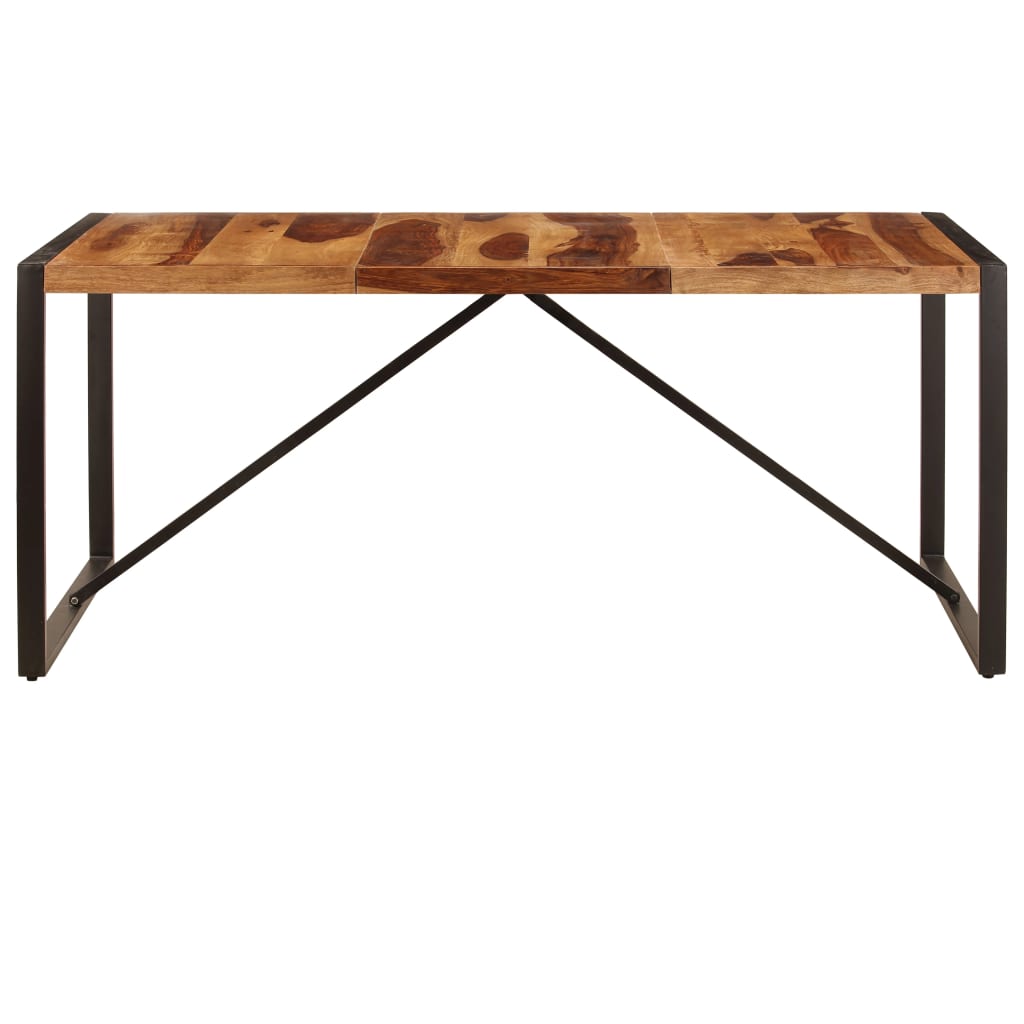 Eettafel 180x90x75 cm massief acaciahout is nu te koop bij PeponiXL, paradijselijk wonen!