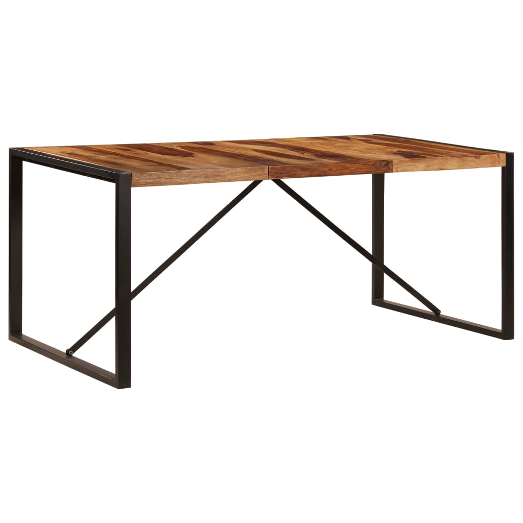 Eettafel 180x90x75 cm massief acaciahout is nu te koop bij PeponiXL, paradijselijk wonen!