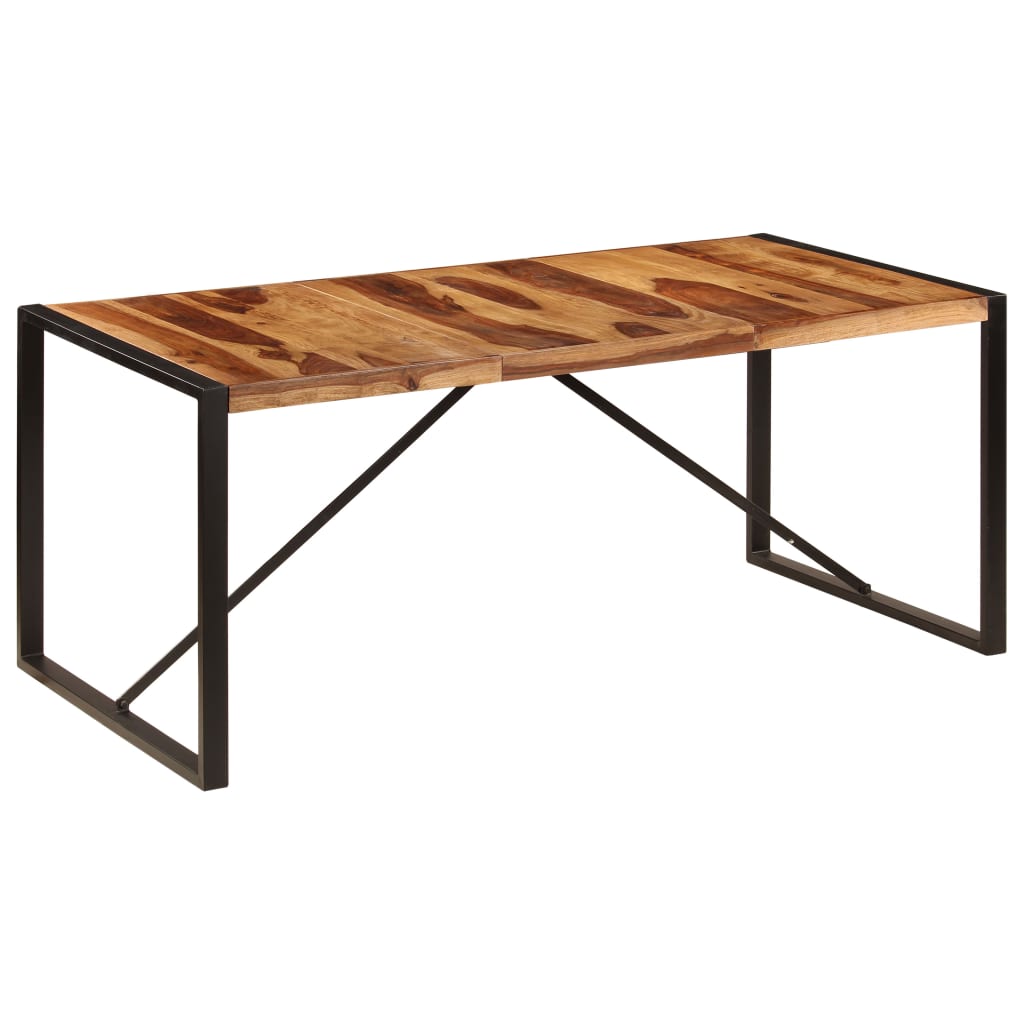 Eettafel 180x90x75 cm massief acaciahout is nu te koop bij PeponiXL, paradijselijk wonen!