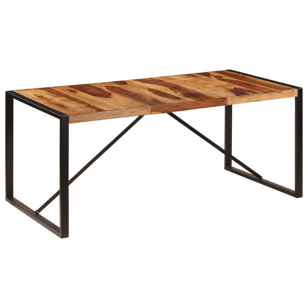 Eettafel 180x90x75 cm massief acaciahout is nu te koop bij PeponiXL, paradijselijk wonen!