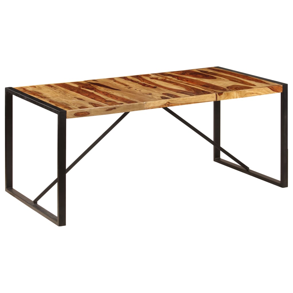 Eettafel 180x90x75 cm massief acaciahout is nu te koop bij PeponiXL, paradijselijk wonen!