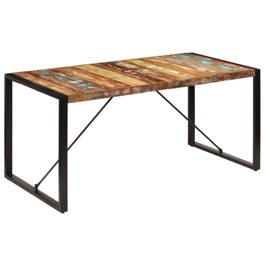 Eettafel 160x80x75 cm massief gerecycled hout is nu te koop bij PeponiXL, paradijselijk wonen!