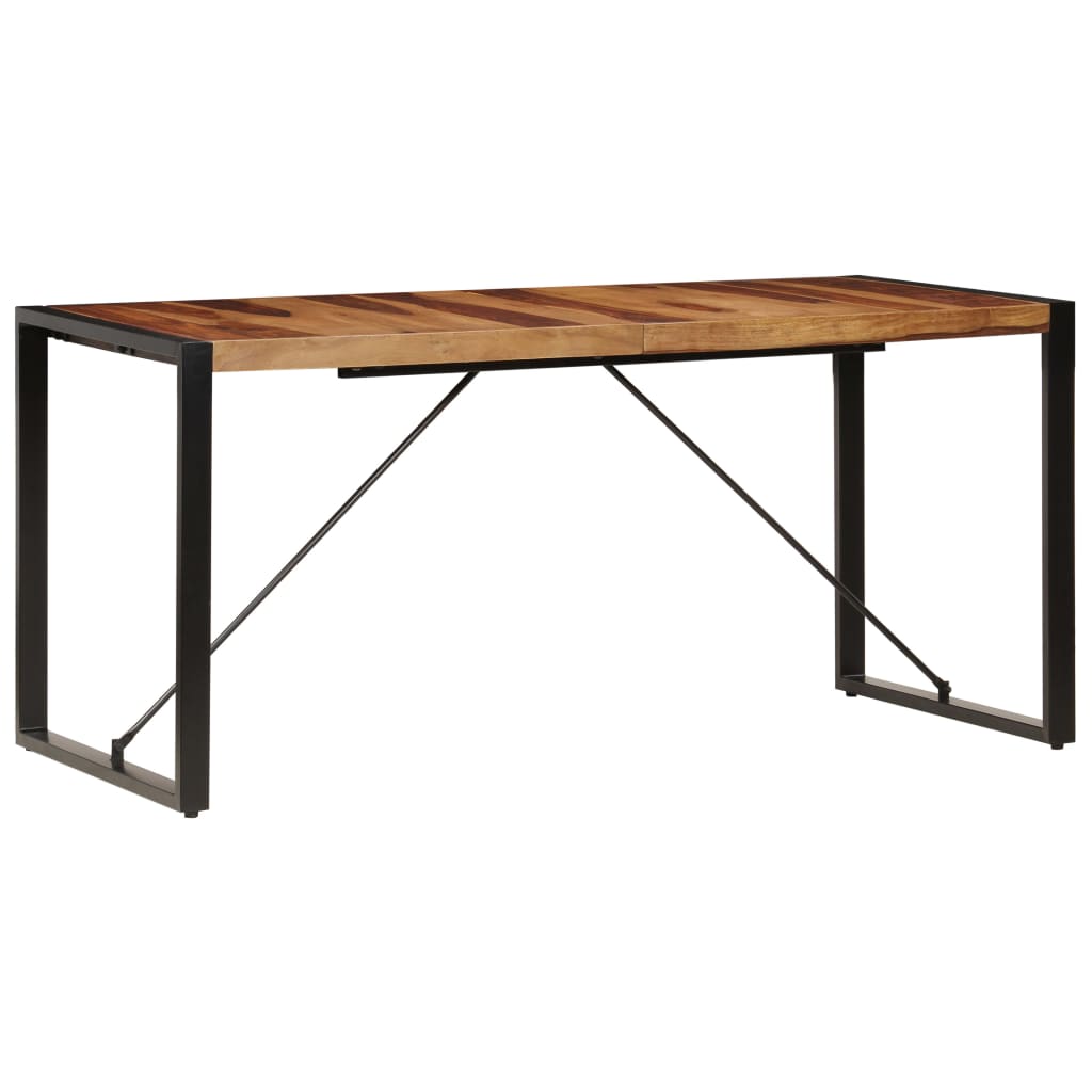 Eettafel 160x80x75 cm massief acaciahout is nu te koop bij PeponiXL, paradijselijk wonen!