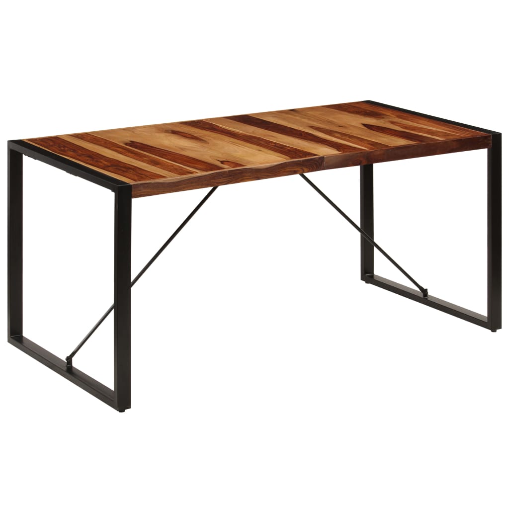 Eettafel 160x80x75 cm massief acaciahout is nu te koop bij PeponiXL, paradijselijk wonen!