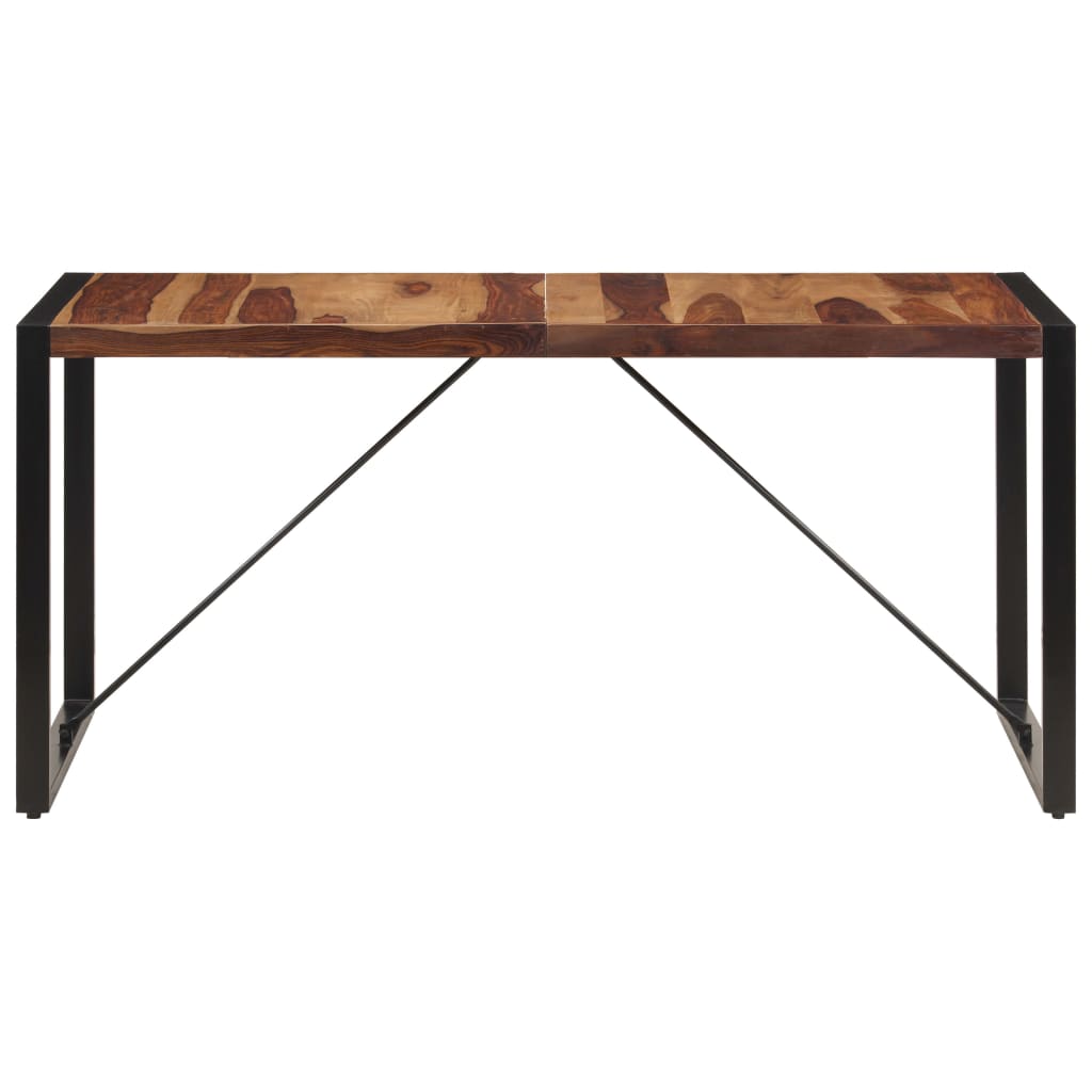 Eettafel 160x80x75 cm massief acaciahout is nu te koop bij PeponiXL, paradijselijk wonen!