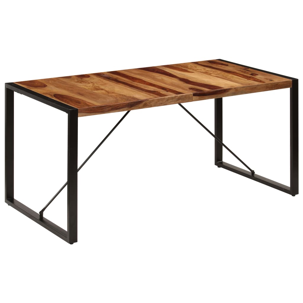 Eettafel 160x80x75 cm massief acaciahout is nu te koop bij PeponiXL, paradijselijk wonen!