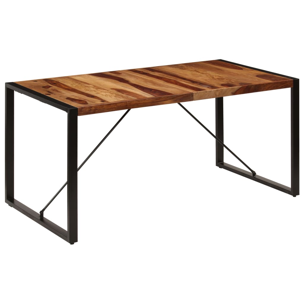 Eettafel 160x80x75 cm massief acaciahout is nu te koop bij PeponiXL, paradijselijk wonen!