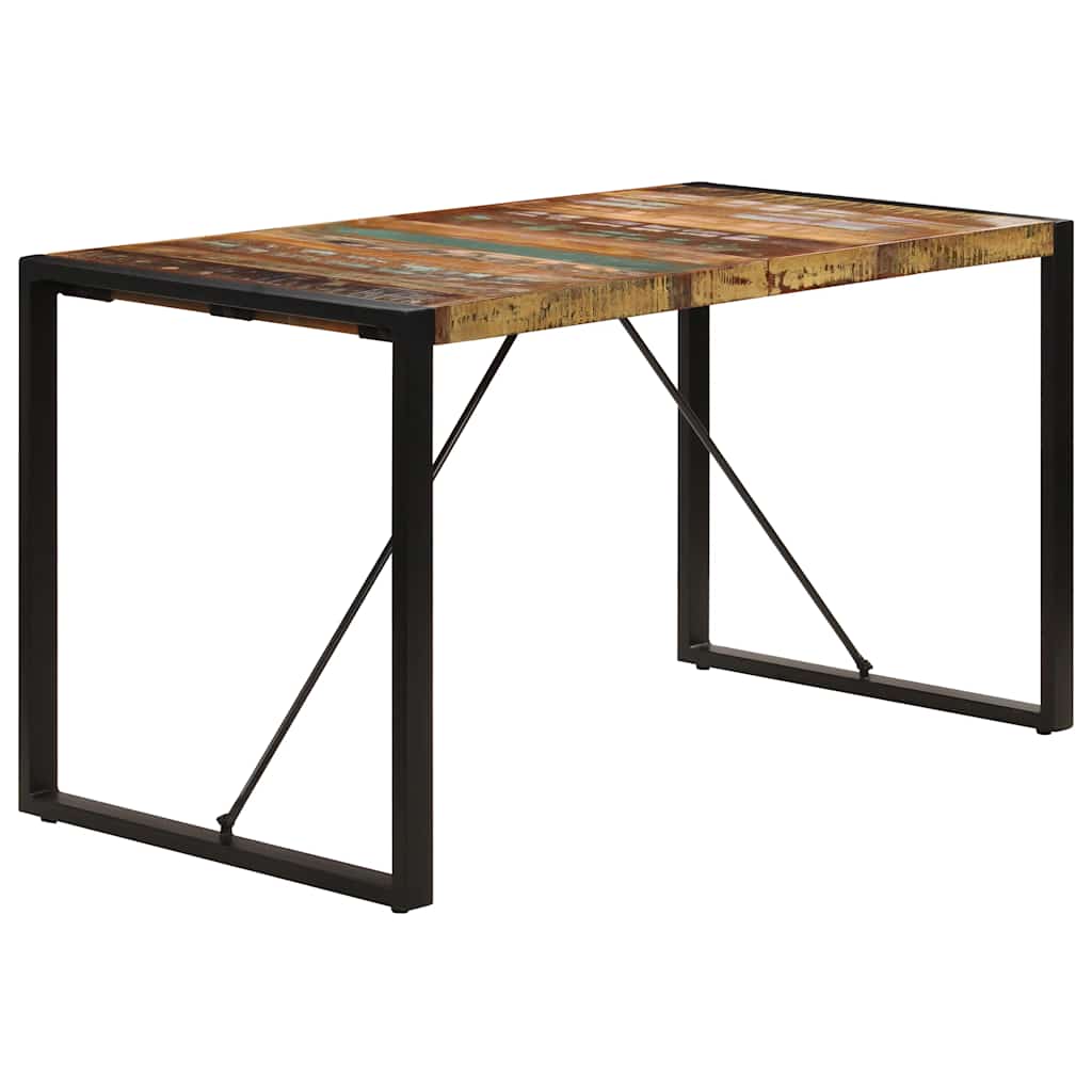 Eettafel 140x70x75 cm massief gerecycled hout is nu te koop bij PeponiXL, paradijselijk wonen!