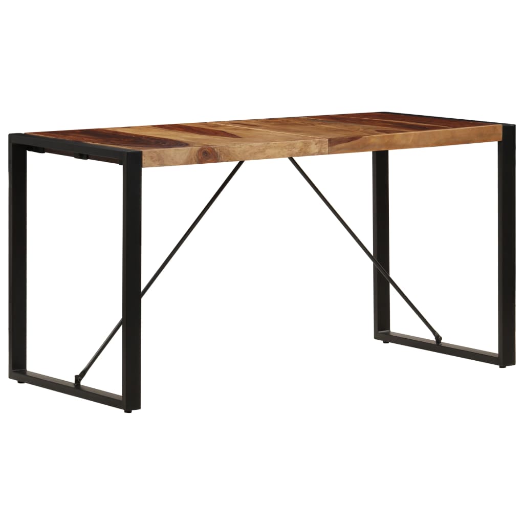 Eettafel 140x70x75 cm massief acaciahout is nu te koop bij PeponiXL, paradijselijk wonen!