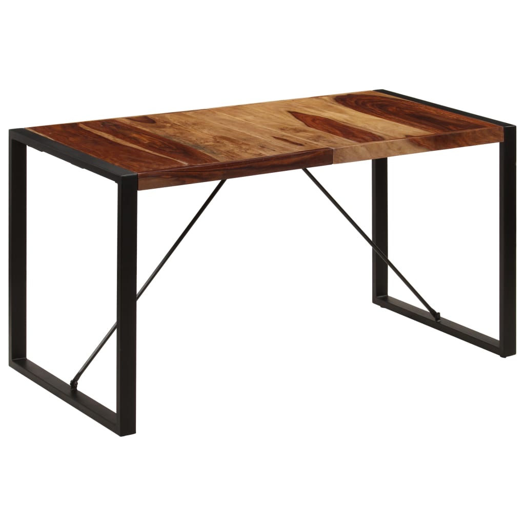 Eettafel 140x70x75 cm massief acaciahout is nu te koop bij PeponiXL, paradijselijk wonen!