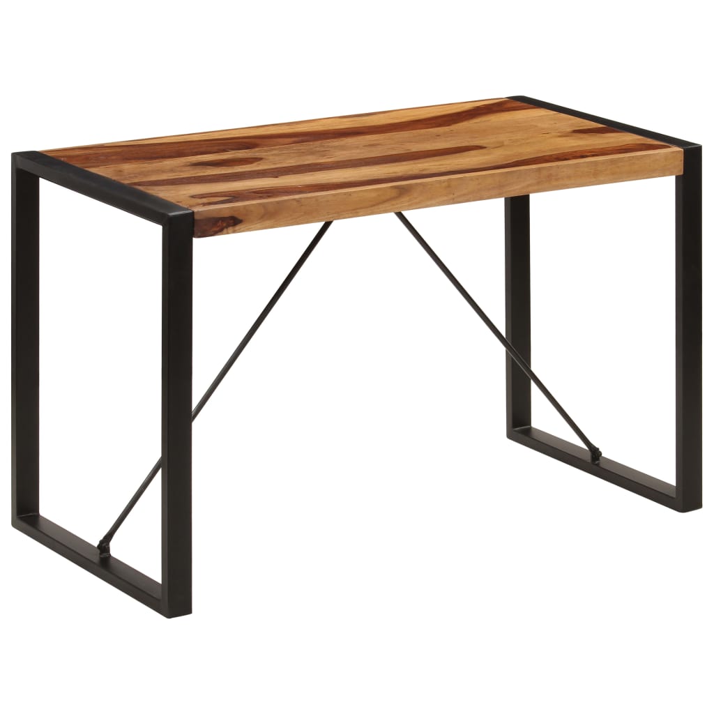 Eettafel 120x60x76 cm massief acaciahout is nu te koop bij PeponiXL, paradijselijk wonen!
