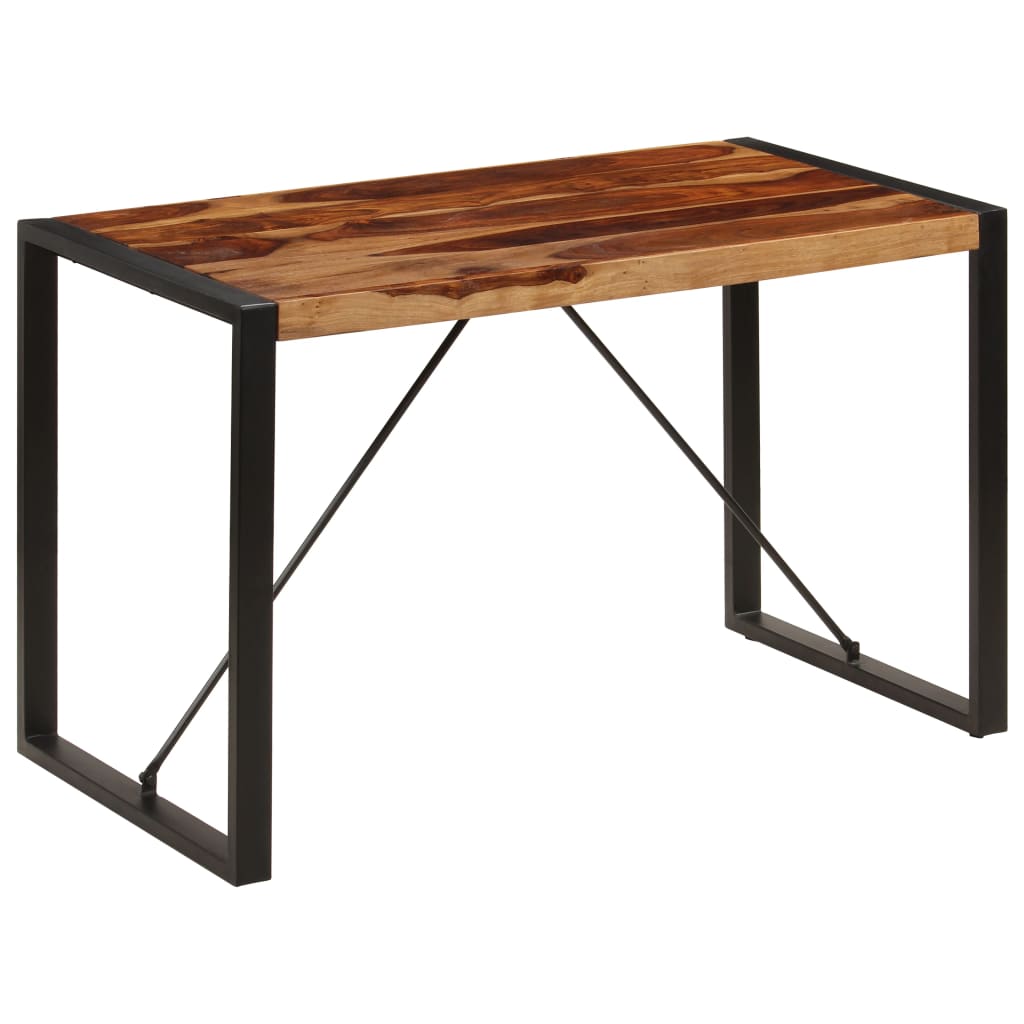 Eettafel 120x60x76 cm massief acaciahout is nu te koop bij PeponiXL, paradijselijk wonen!