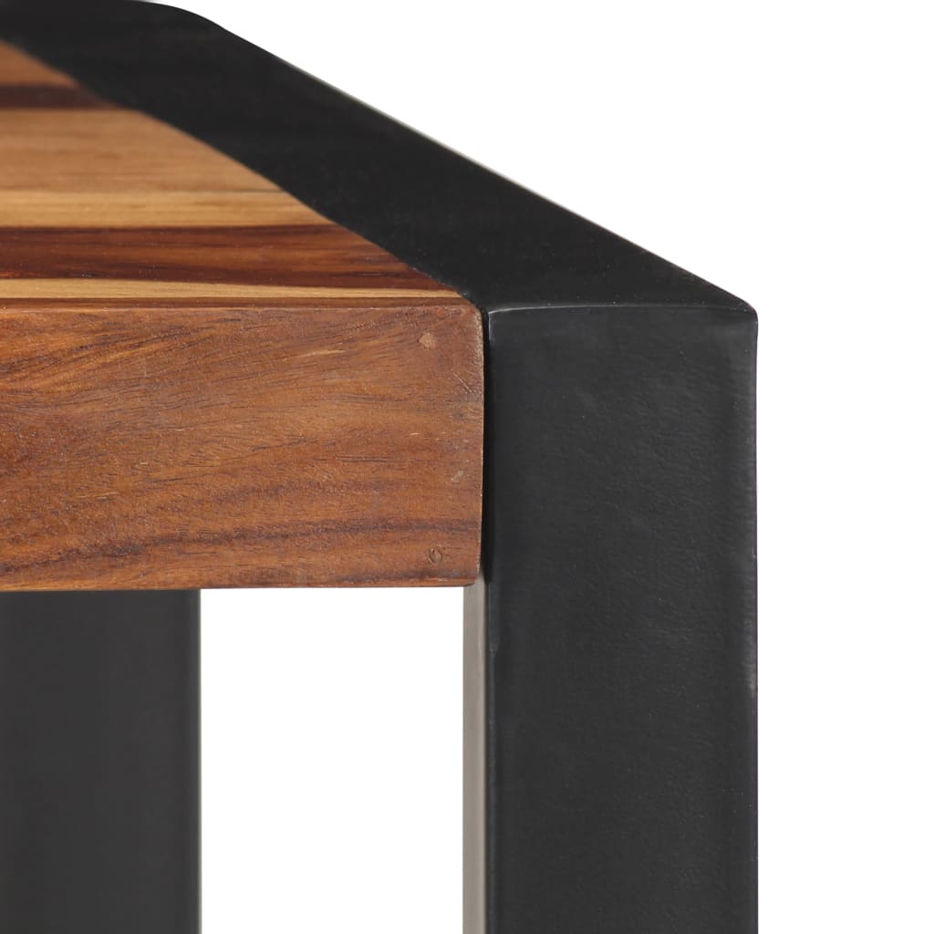 Eettafel 120x60x76 cm massief acaciahout is nu te koop bij PeponiXL, paradijselijk wonen!