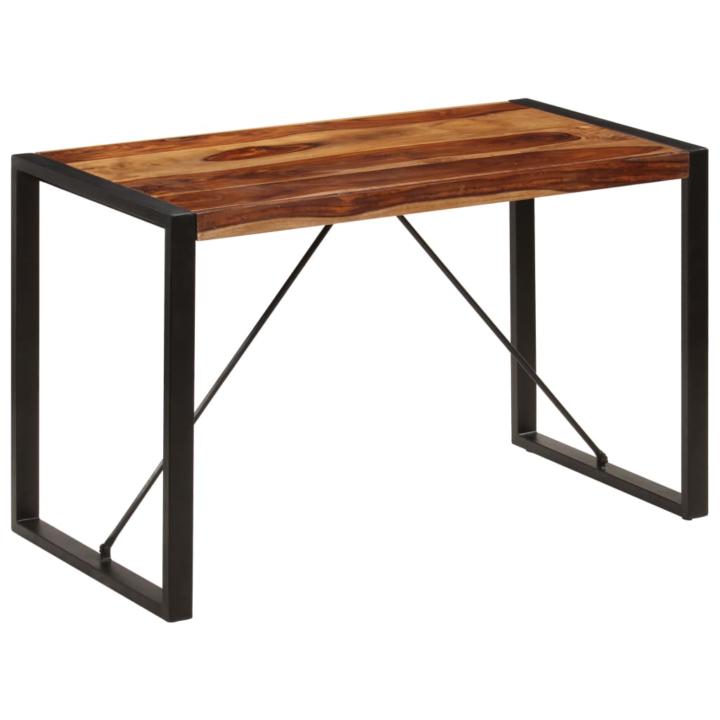 Eettafel 120x60x76 cm massief acaciahout is nu te koop bij PeponiXL, paradijselijk wonen!