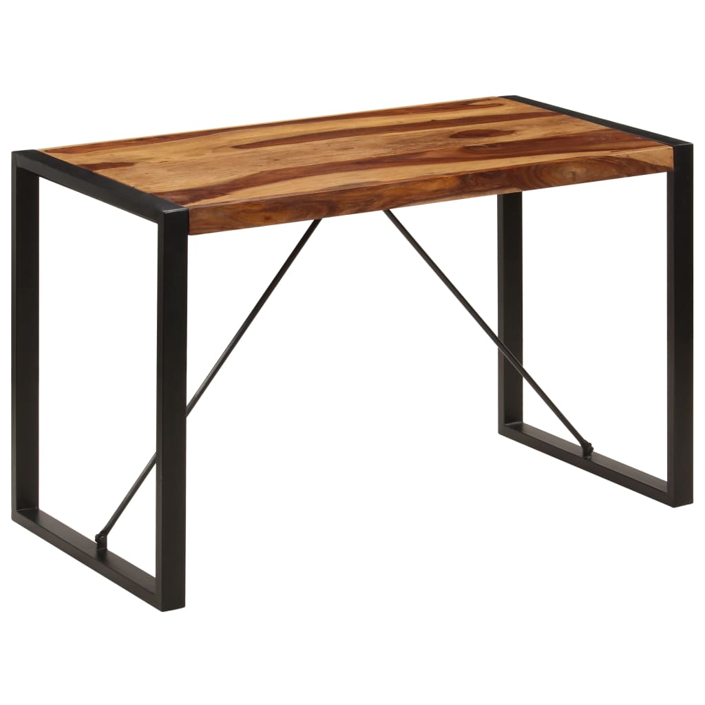 Eettafel 120x60x76 cm massief acaciahout is nu te koop bij PeponiXL, paradijselijk wonen!
