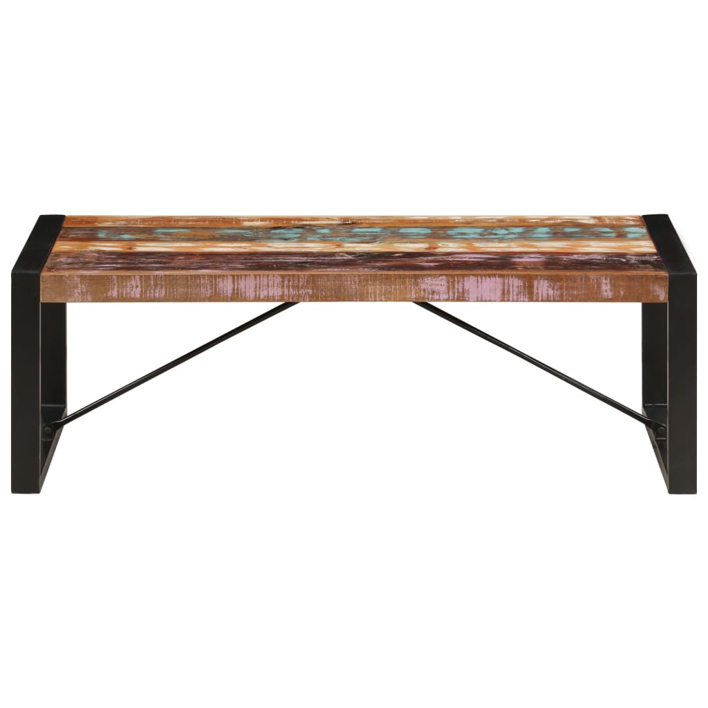 Salontafel 120x60x40 cm massief gerecycled hout is nu te koop bij PeponiXL, paradijselijk wonen!