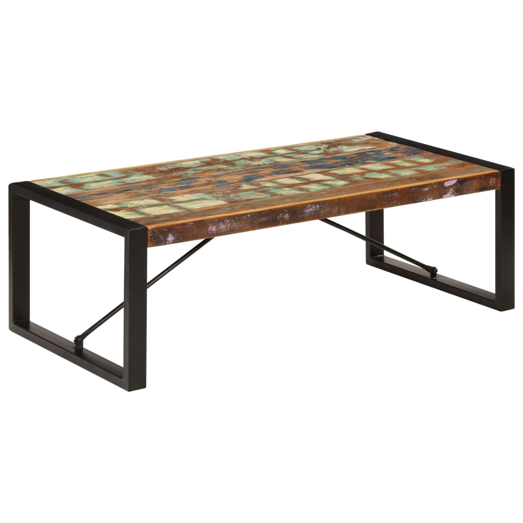 Salontafel 120x60x40 cm massief gerecycled hout is nu te koop bij PeponiXL, paradijselijk wonen!
