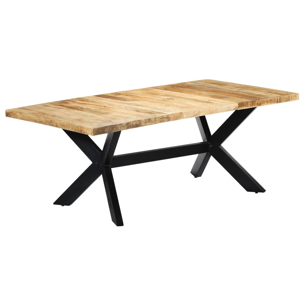 Eettafel 200x100x75 cm massief mangohout is nu te koop bij PeponiXL, paradijselijk wonen!