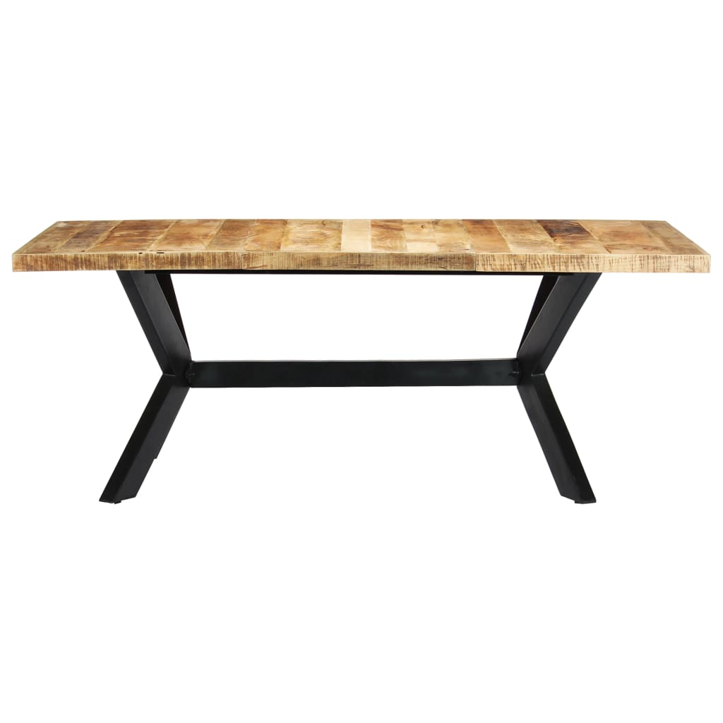 Eettafel 200x100x75 cm massief mangohout is nu te koop bij PeponiXL, paradijselijk wonen!