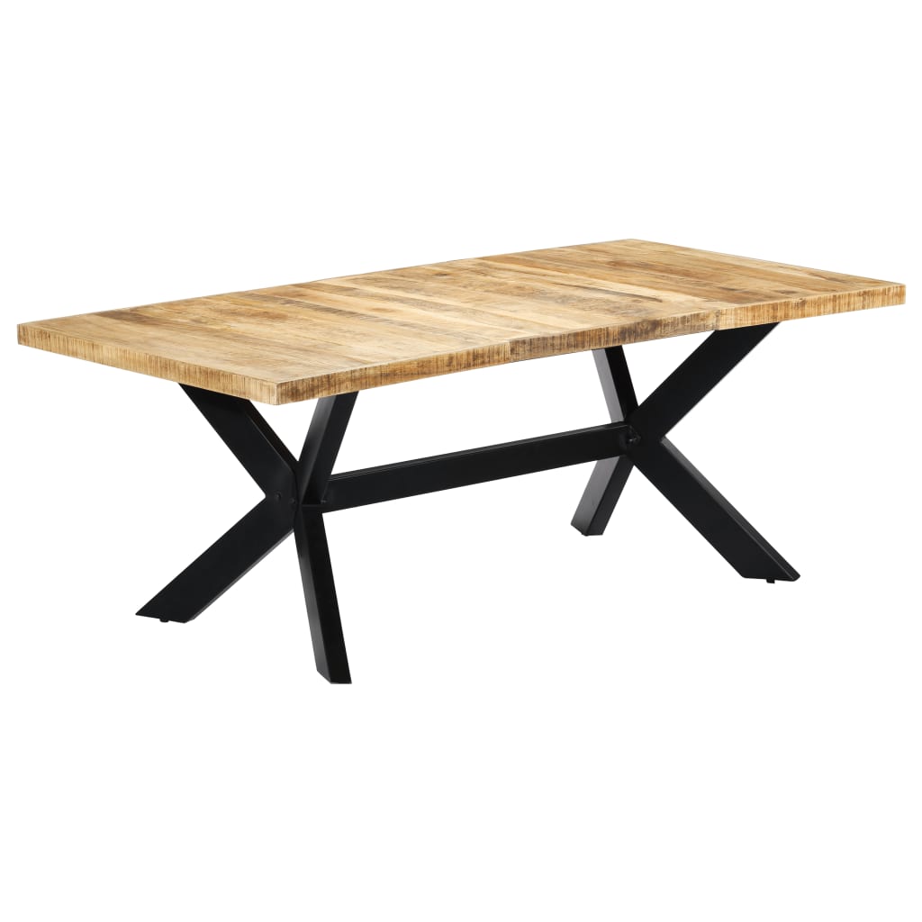 Eettafel 200x100x75 cm massief mangohout is nu te koop bij PeponiXL, paradijselijk wonen!