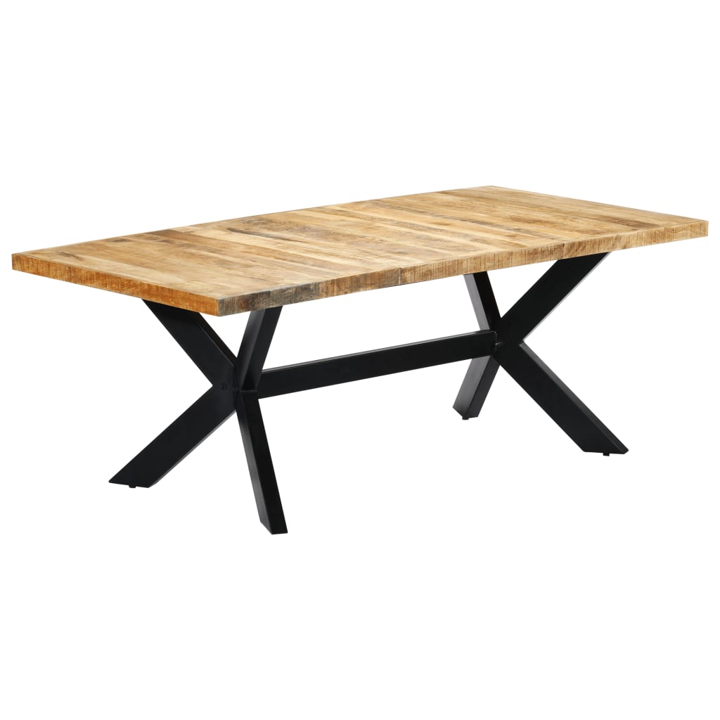 Eettafel 200x100x75 cm massief mangohout is nu te koop bij PeponiXL, paradijselijk wonen!