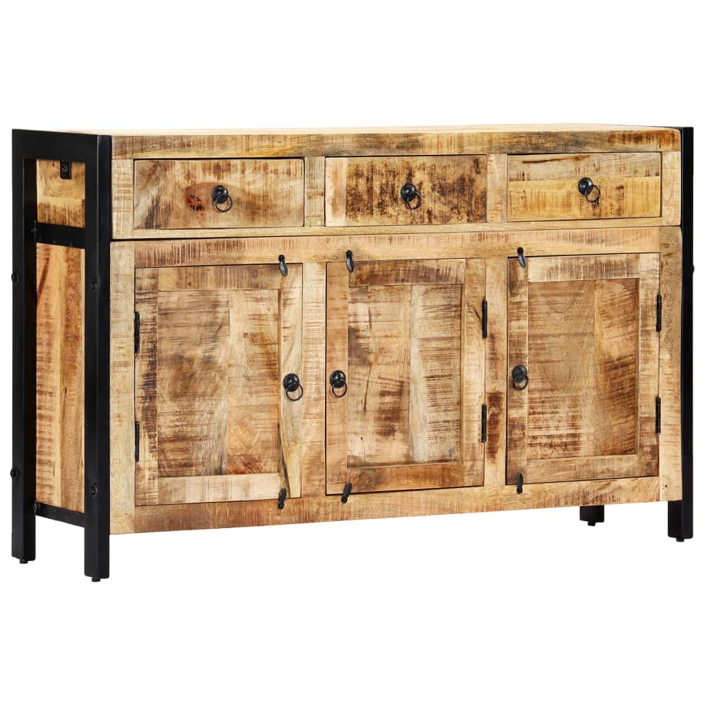 Dressoir 120x35x76 cm massief mangohout is nu te koop bij PeponiXL, paradijselijk wonen!