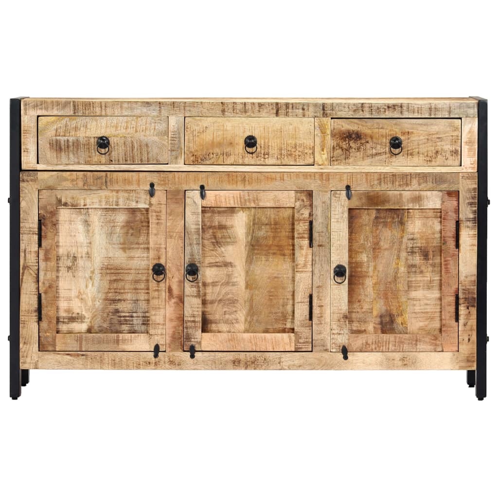 Dressoir 120x35x76 cm massief mangohout is nu te koop bij PeponiXL, paradijselijk wonen!