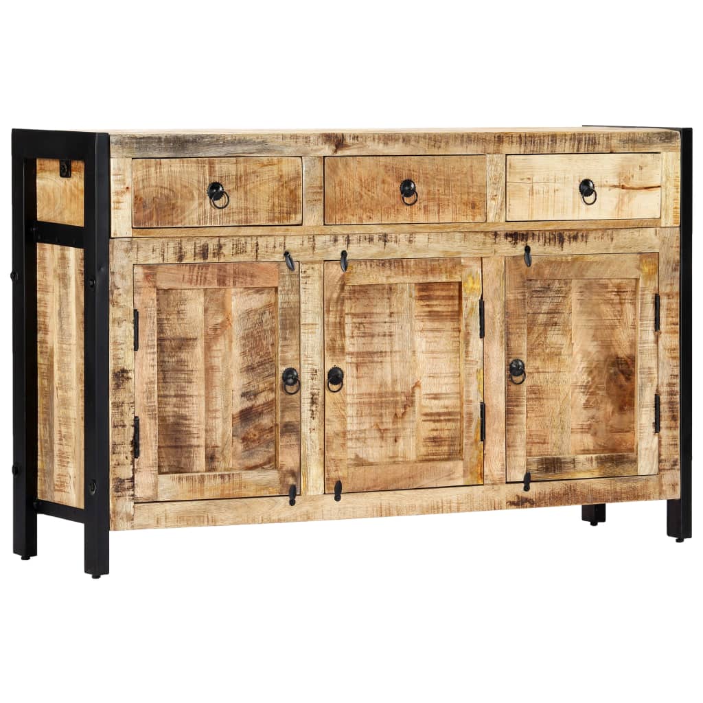 Dressoir 120x35x76 cm massief mangohout is nu te koop bij PeponiXL, paradijselijk wonen!