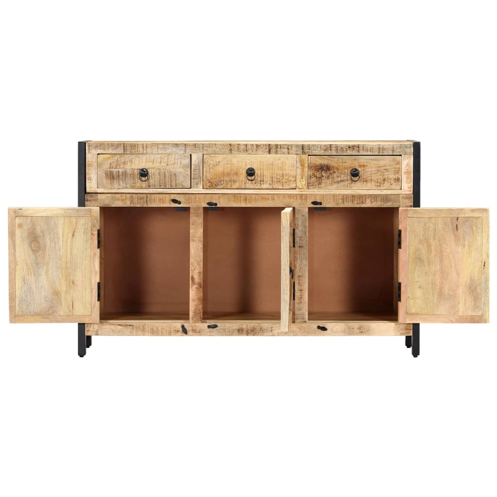 Dressoir 120x35x76 cm massief mangohout is nu te koop bij PeponiXL, paradijselijk wonen!