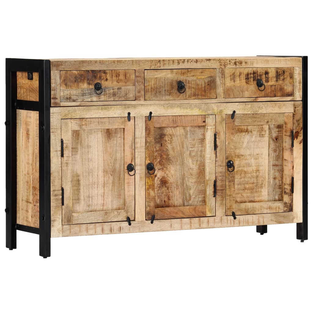 Dressoir 120x35x76 cm massief mangohout is nu te koop bij PeponiXL, paradijselijk wonen!