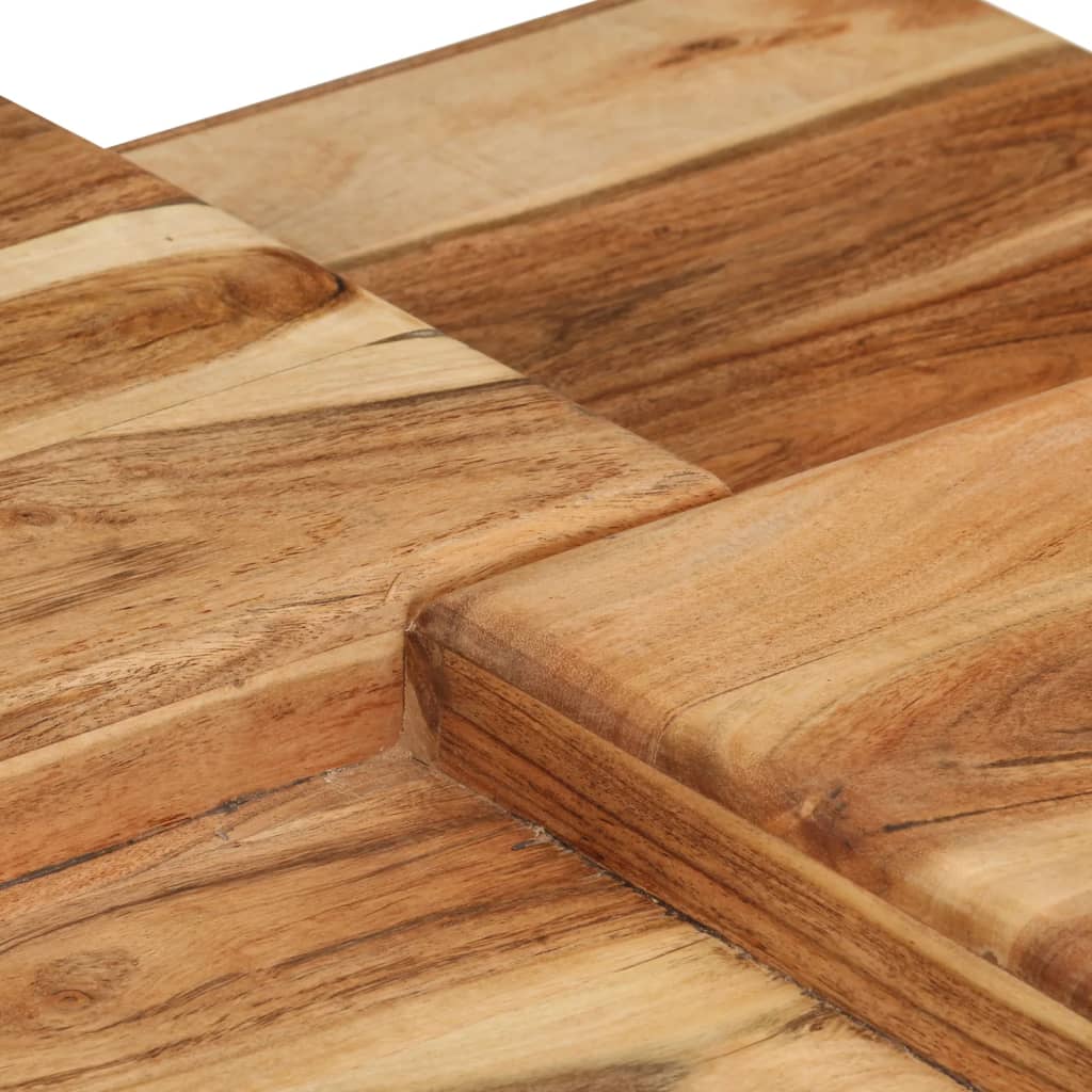 Salontafel 70x60x42 cm massief acaciahout is nu te koop bij PeponiXL, paradijselijk wonen!
