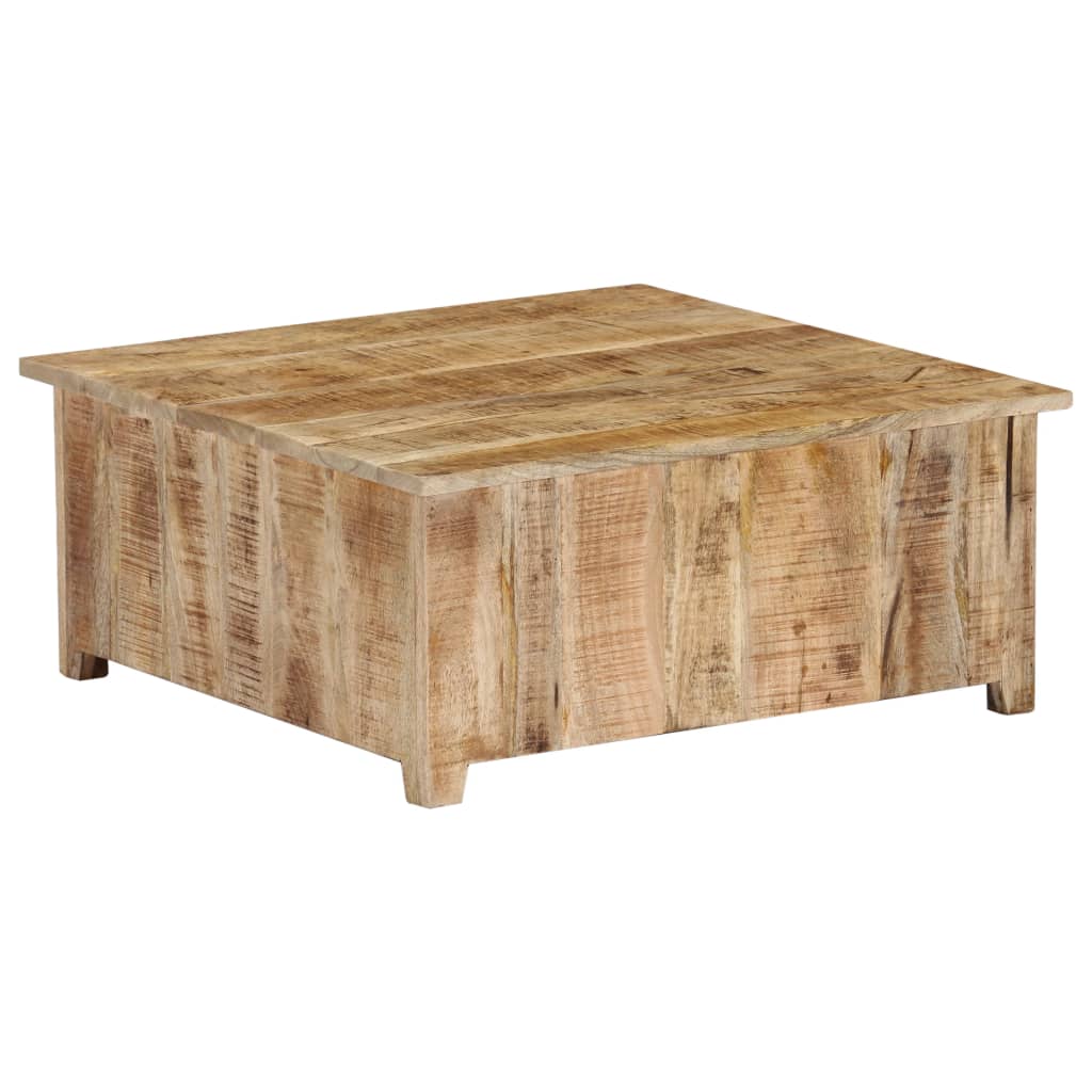 Salontafel 70x70x30 cm massief mangohout is nu te koop bij PeponiXL, paradijselijk wonen!