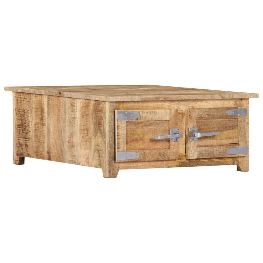 Salontafel 70x70x30 cm massief mangohout is nu te koop bij PeponiXL, paradijselijk wonen!