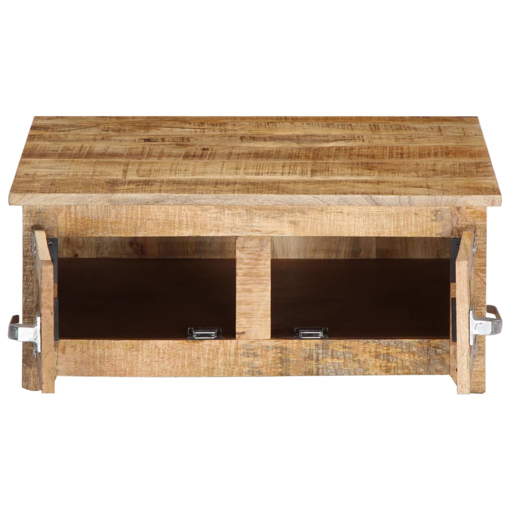 Salontafel 70x70x30 cm massief mangohout is nu te koop bij PeponiXL, paradijselijk wonen!