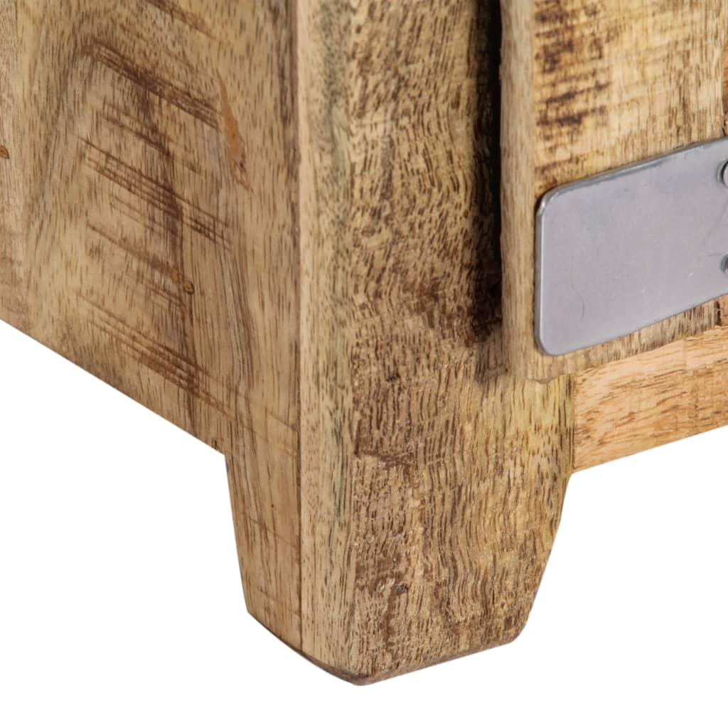 Salontafel 70x70x30 cm massief mangohout is nu te koop bij PeponiXL, paradijselijk wonen!