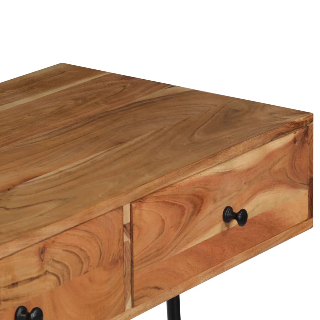 Wandbureau 90x40x170 cm massief acaciahout is nu te koop bij PeponiXL, paradijselijk wonen!