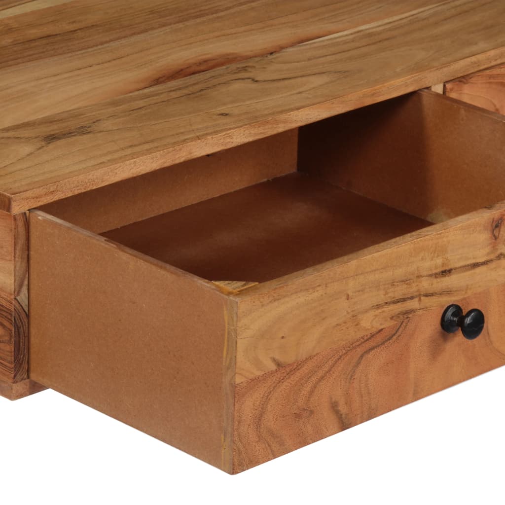 Wandbureau 90x40x170 cm massief acaciahout is nu te koop bij PeponiXL, paradijselijk wonen!