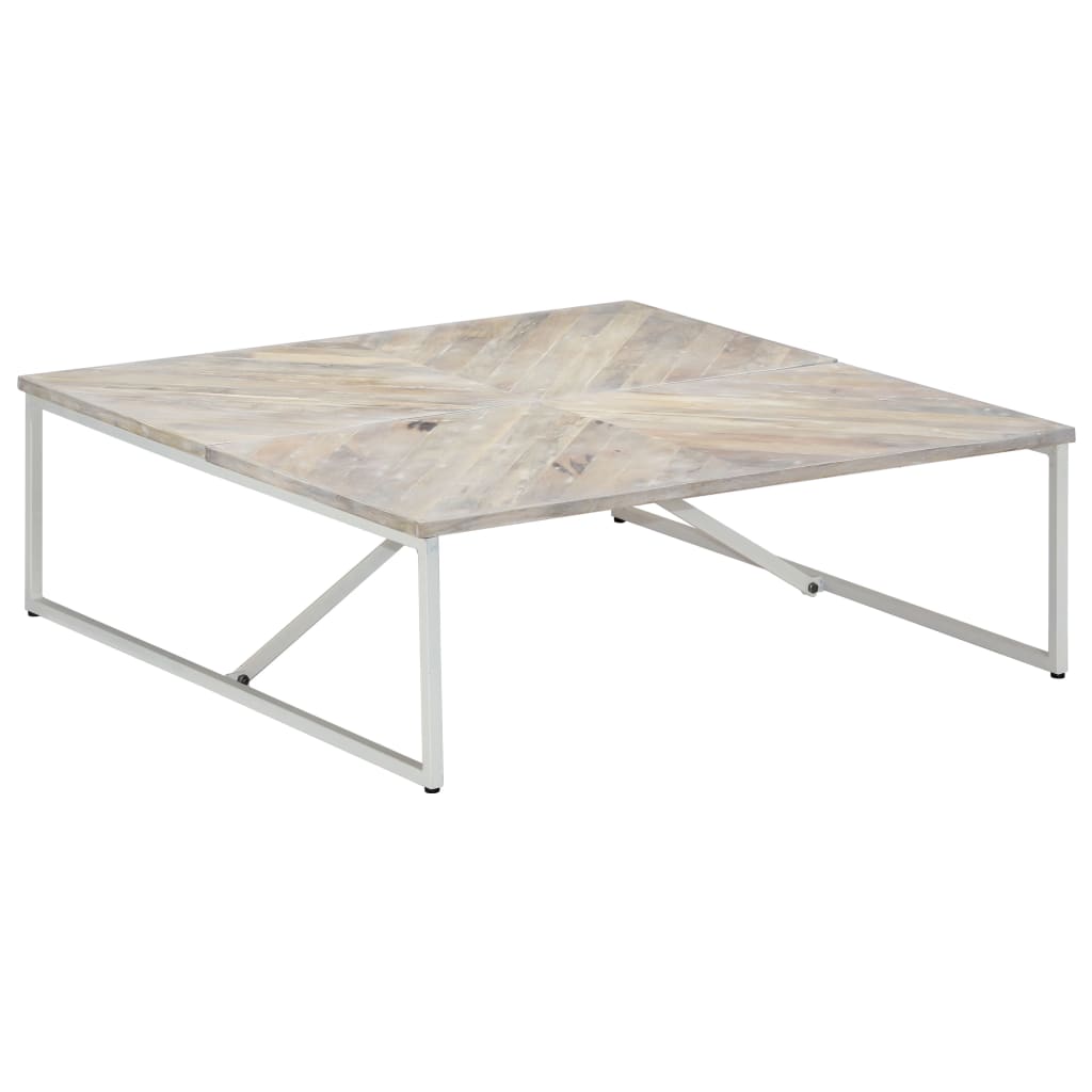 Salontafel 110x110x36 cm massief mangohout is nu te koop bij PeponiXL, paradijselijk wonen!