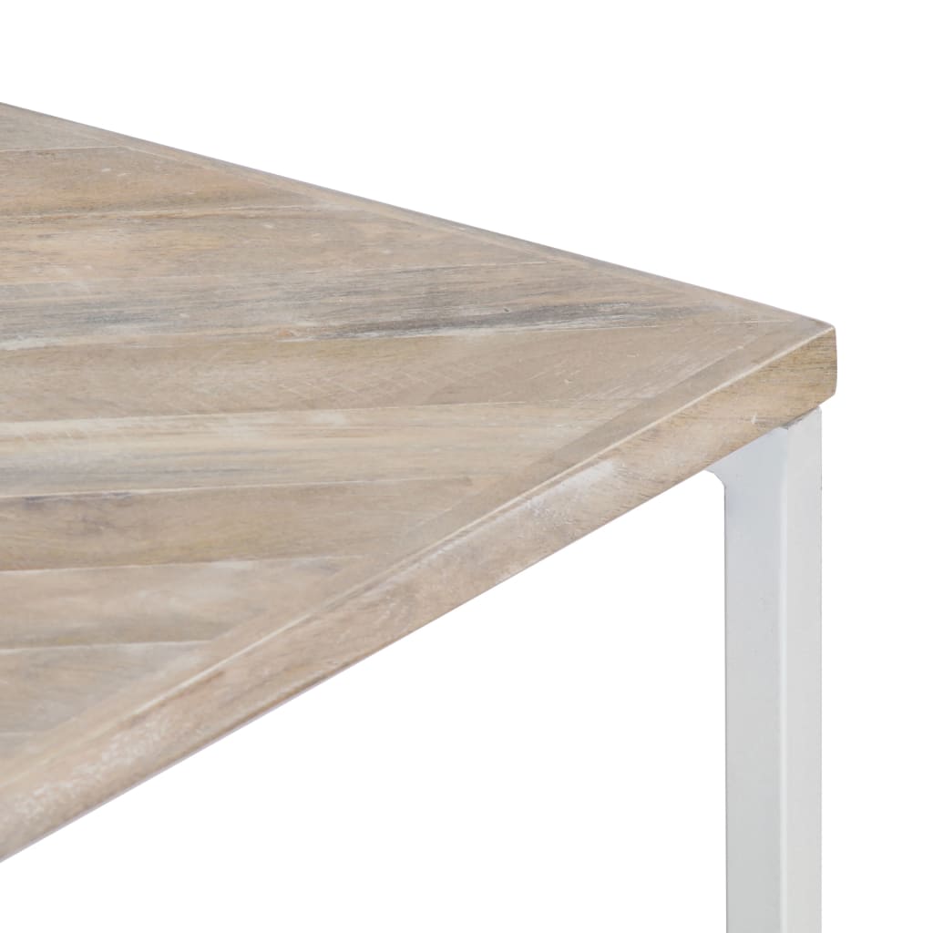 Salontafel 110x110x36 cm massief mangohout is nu te koop bij PeponiXL, paradijselijk wonen!