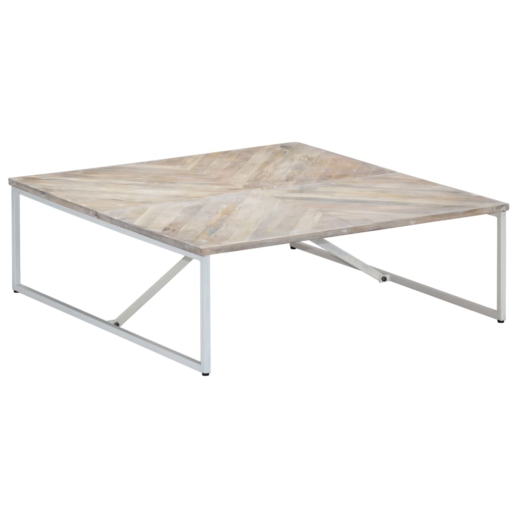 Salontafel 110x110x36 cm massief mangohout is nu te koop bij PeponiXL, paradijselijk wonen!