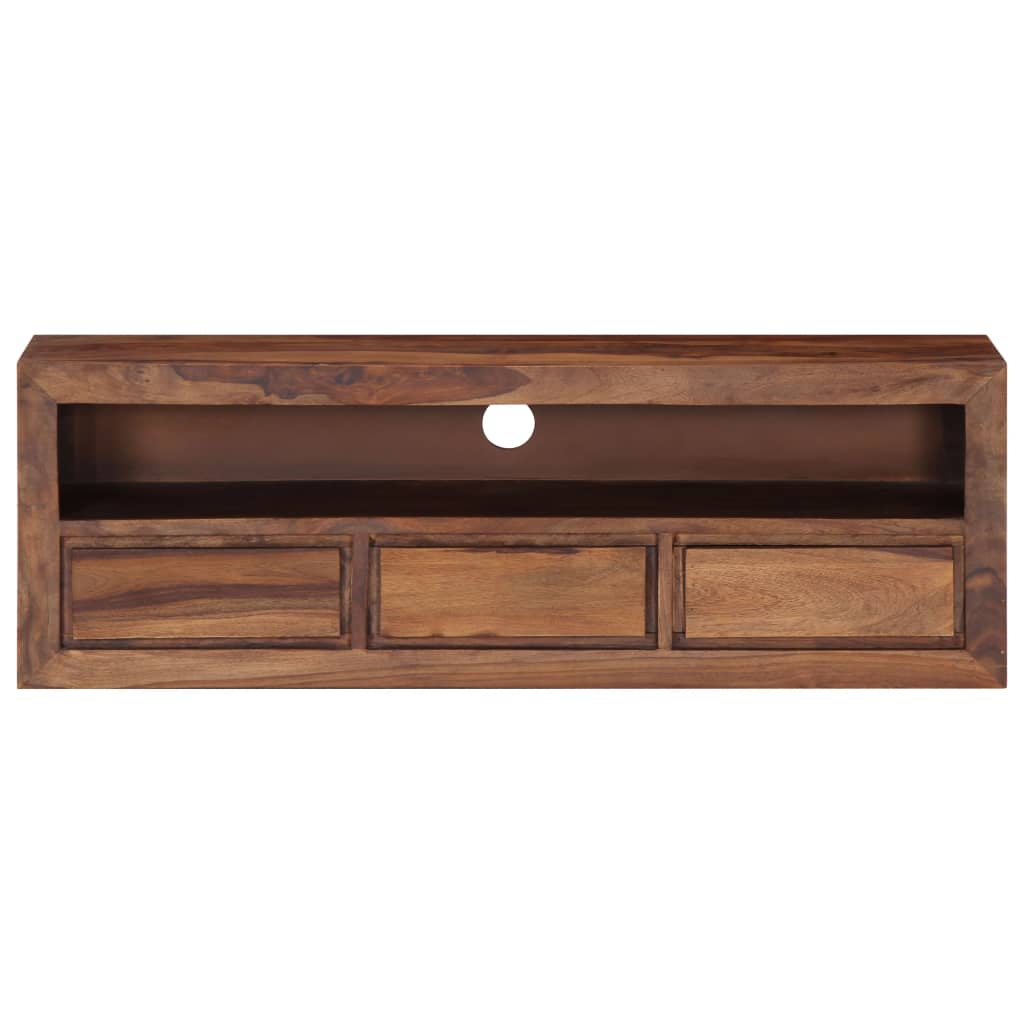 Tv-meubel 120x30x40 cm massief acaciahout is nu te koop bij PeponiXL, paradijselijk wonen!