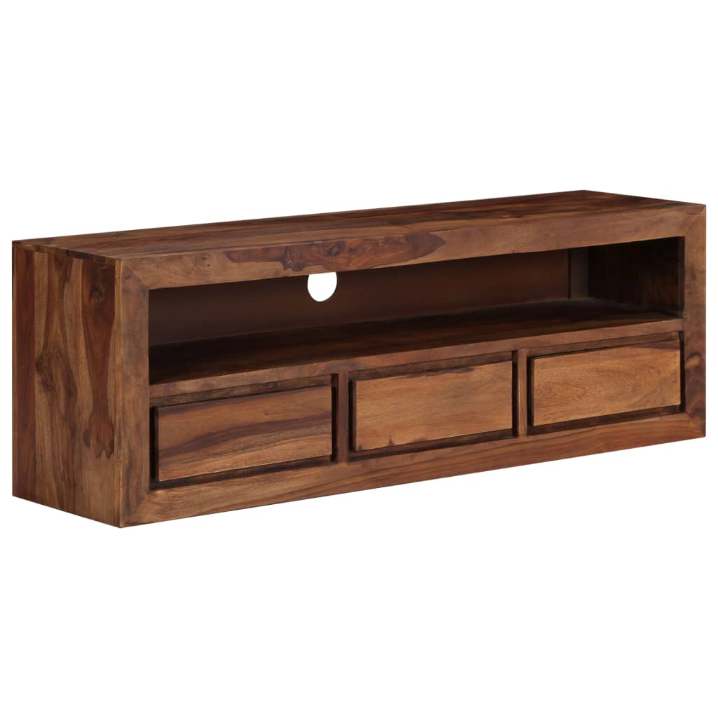Tv-meubel 120x30x40 cm massief acaciahout is nu te koop bij PeponiXL, paradijselijk wonen!