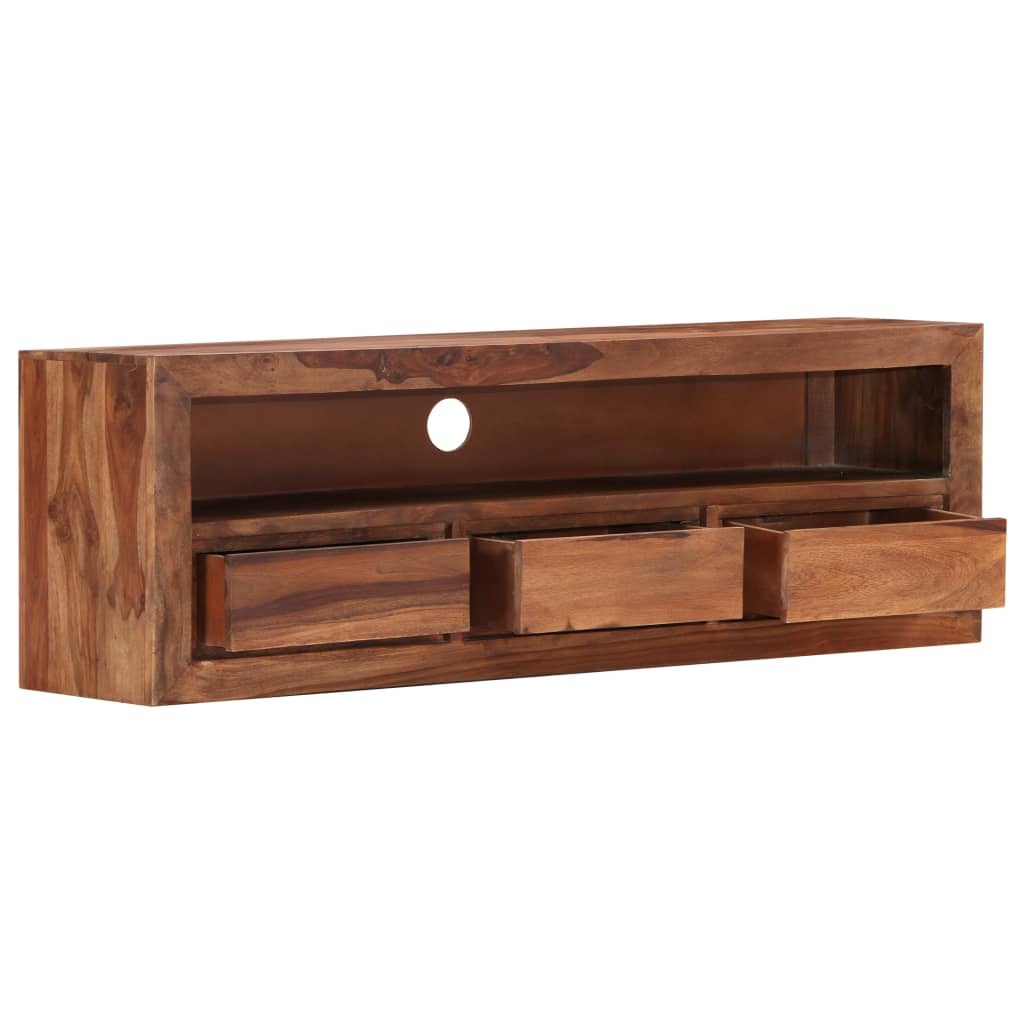 Tv-meubel 120x30x40 cm massief acaciahout is nu te koop bij PeponiXL, paradijselijk wonen!