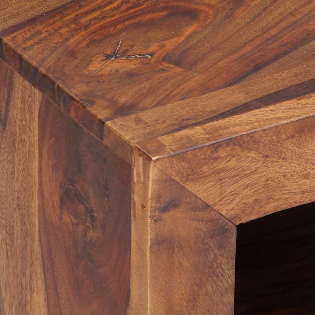 Tv-meubel 120x30x40 cm massief acaciahout is nu te koop bij PeponiXL, paradijselijk wonen!